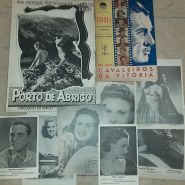 Lote de Panfletos de e sobre Cinema