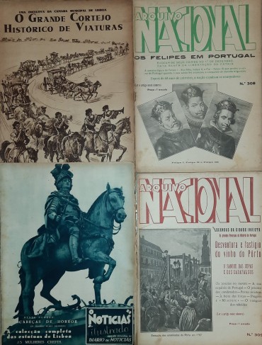 Quatro Publicações Noticias Ilustrado, Arquivo Nacional, Etc