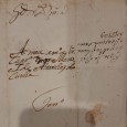 Manuscrito, em papel, Um Fólio, Assinado