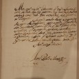 Manuscrito, em papel, Um Fólio, Assinado