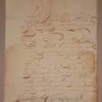 Manuscrito, Um Bifólio, Certidão datada do Ano 1747 