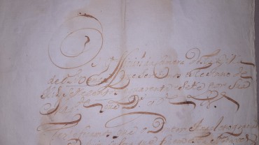 Manuscrito, Um Bifólio, Certidão datada do Ano 1747 