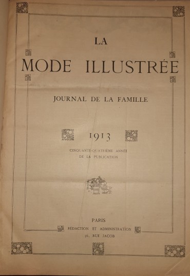 La Mode Ilustyrée, Journal de la Famille
