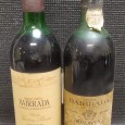 Duas garrafas de vinho tinto Bairrada