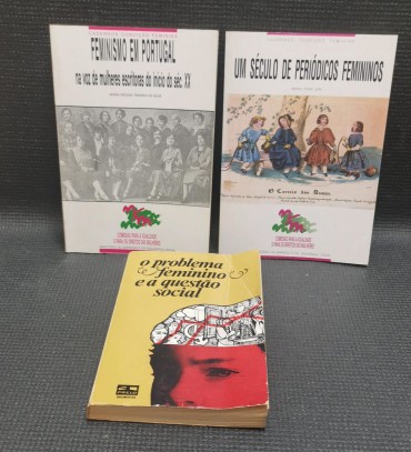 CONDIÇÃO FEMININA/FEMINISMO/QUESTÕES SOCIAIS - 3 PUBLICAÇÕES