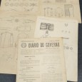 Parte do jornal «Diário do Governo» com croquis de militaria