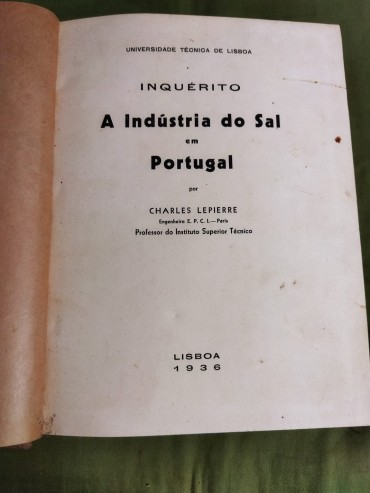 Inquérito a Indústria do Sal em Portugal 
