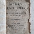 OBRAS POSTHUMAS DE NICOLAO TOLENTINO DE ALMEIDA