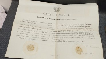 Carta Patente de António Carmona e Francisco de Paula Brito