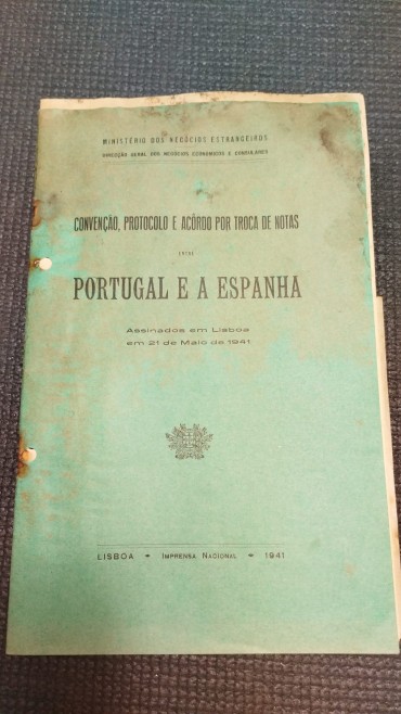 Convenção, protocolo e acordo por troca de notas entre Portugal e Espanha 