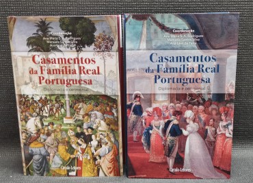 CASAMENTOS DA FAMILIA REAL PORTUGUESA - 2 VOLUMES
