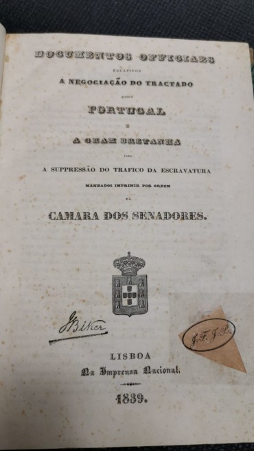 DOCUMENTOS OFFICIAES RELATIVOS Á NEGOCIAÇÃO DO TRACTADO ENTRE PORTUGAL E A GRAE BRETANHA