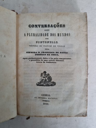 CONVERSAÇÕES SOBRE A PLURALIDADE DOS MUNDOS