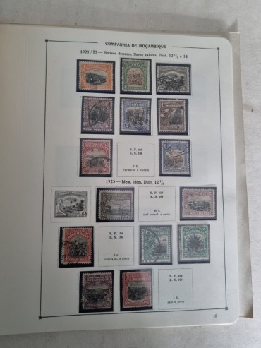 ALBUM DE SELOS COMPANHIAS DE MOÇAMBIQUE E NYASSA