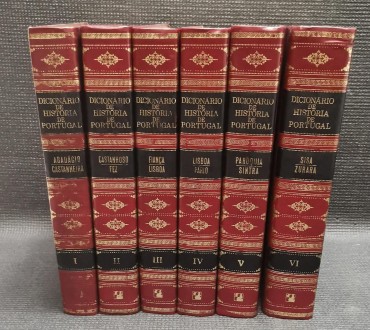 DICIONÁRIO DE HISTÓRIA DE PORTUGAL - 6 volumes