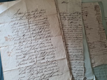 MANUSCRITOS SÉCULO XIX