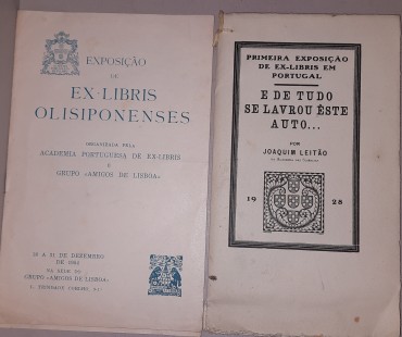 Mais de 25 Ex-Libris e dois Catálogos de Exposições dos mesmos	