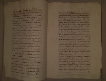 Manuscrito s/papel, 3 bifólios cosidos assinados, com sinal público