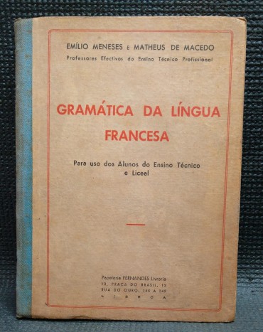 GRAMÁTICA DA LINGUA FRANCESA