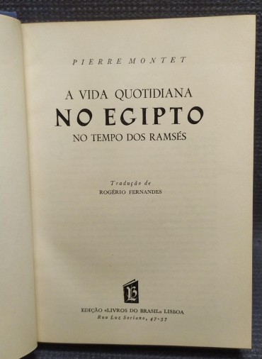 A VIDA QUOTIDIANA NO EGIPTO NO TEMPO DOS RAMSÉS