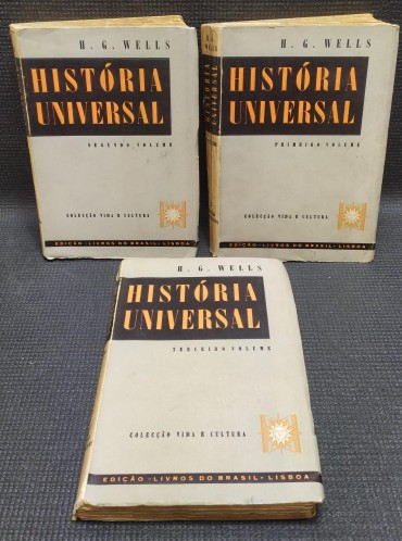 HISTÓRIA UNIVERSAL - 3 VOLUMES