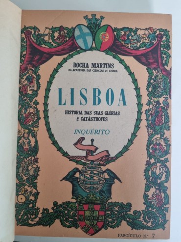 LISBOA HISTÓRIA DAS SUAS GLÓRIAS E CATASTROFES