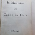 IN MEMORIAM DO CONDE DA TÔRRE – tiragem especial