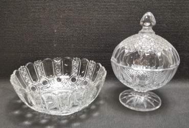 Taça e bomboneira