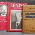 LOTE DIVERSO DE 3 LIVROS SOBRE A VIDA E OBRA DE V. I. LENIN
