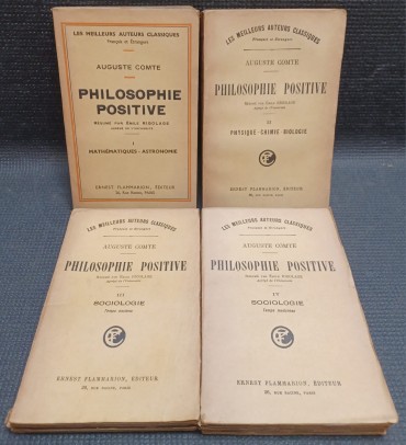 PHILOSOPHIE POSITIVE, 4 VOLS.