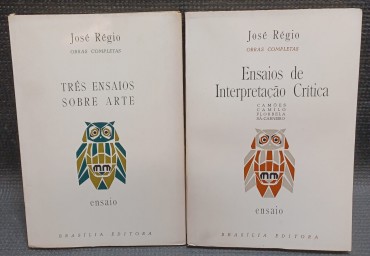 LOTE DE 2 LIVROS DA AUTORIA DE JOSÉ RÉGIO - ENSAIOS