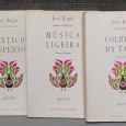 LOTE DE 3 LIVROS DA AUTORIA DE JOSÉ RÉGIO - POESIA