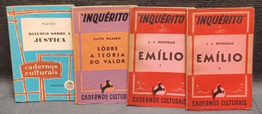 LOTE DE 4 LIVROS FILOSÓFICOS