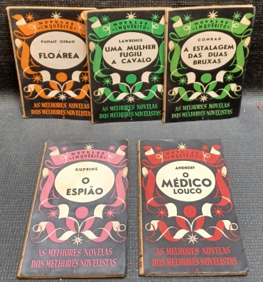 LOTE DE 5 LIVROS DA COLECÇÃO NOVELAS «INQUÉRITO»