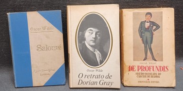 LOTE DE 3 LIVROS DA AUTORIA DE OSCAR WILDE