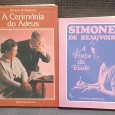 LOTE DE 2 LIVROS DA AUTORIA DE SIMONE DE BEAUVOIR