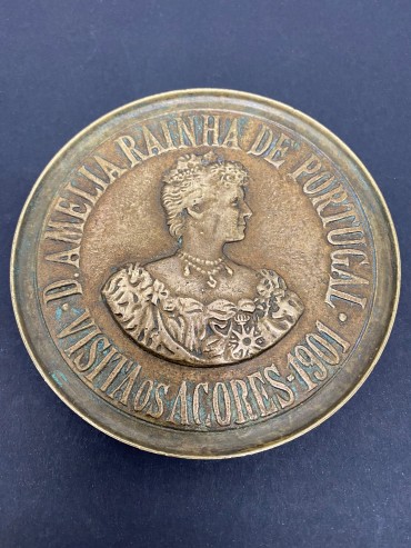 Medalha da Visita da Rainha D. Amélia aos Açores em 1901