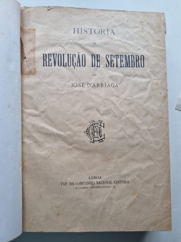 HISTÓRIA DA REVOLUÇÃO DE SETEMBRO