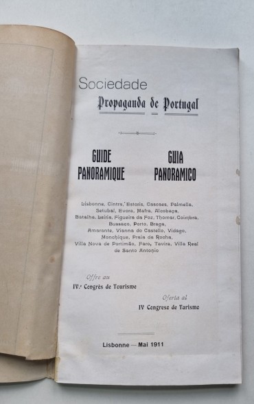 SOCIEDADE PROPAGANDA DE PORTUGAL GUIA PANORAMICO – 1911