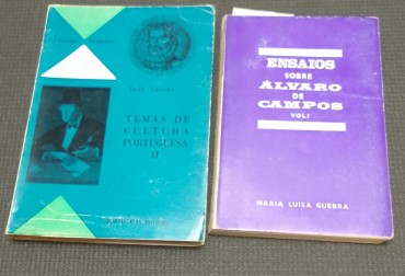 Lote de dois livros sobre cultura portuguesa