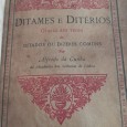 Ditames e Ditérios - Glosas em verso de ditados ou dizeres comuns por Alfredo Cunha