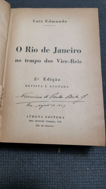 O Rio de Janeiro no tempo dos Vice-Reis 