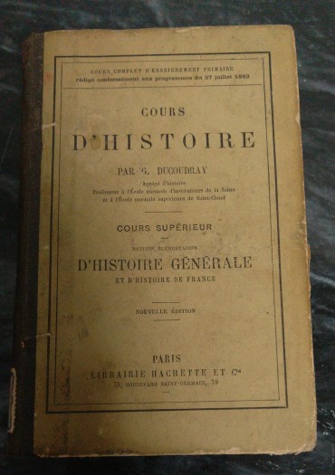 «Cours D'Histoire - 1888»