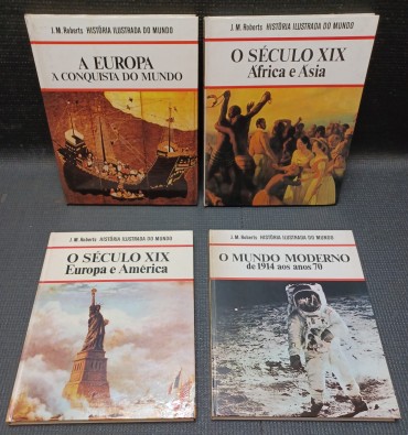 HISTÓRIA ILUSTRADA DO MUNDO, 4 VOLS.