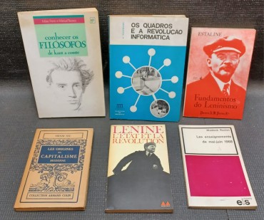 Lote de 6 livros de assuntos diversos