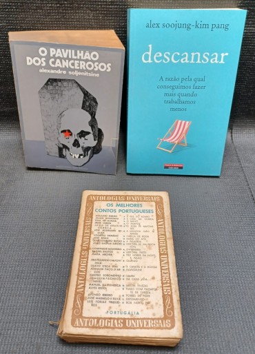 Lote de 3 livros de assuntos diversos