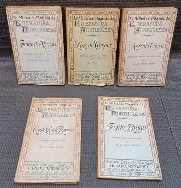 AS MELHORES PÁGINAS DA LITERATURA PORTUGUESA, 5 VOLS.