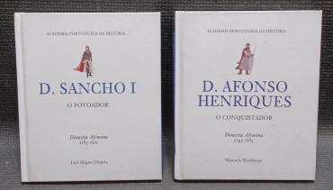 Lote de 2 livros sobre História de Portugal