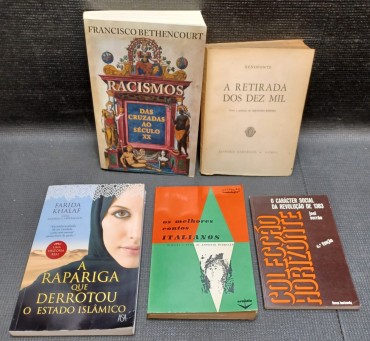 Lote de 5 livros de assuntos diversos