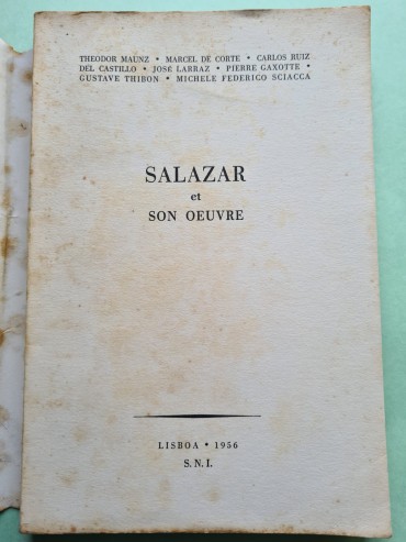 SALAZAR ET SON OEUVRE